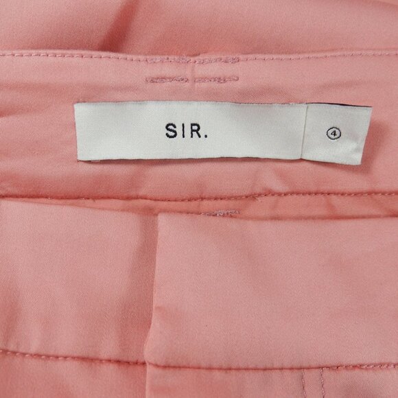 SIR. the label Giacomo Front Split Midi SKIRT Size 4 XL Pink Pockets NEW $550 - Picture 12 of 15